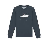 Watapparel Felpa 'Fly me to the moon' antracite / colori misti Uomo Watapparel S antracite / colori misti
