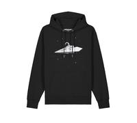 Watapparel Felpa 'Fly me to the moon' nero / bianco Uomo Watapparel XS nero / bianco