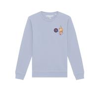 Watapparel Felpa 'Funny Cat' blu chiaro / lilla / arancione / rosa / bianco Donna Watapparel M