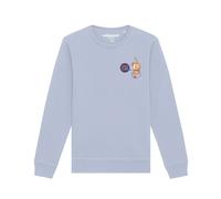 Watapparel Felpa 'Funny Cat' blu chiaro / lilla / arancione / rosa / bianco Donna Watapparel XXXL blu chiaro / lilla / arancione / rosa / bianco
