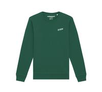 Watapparel Felpa 'Go Green' verde scuro / bianco Donna Watapparel XXXL