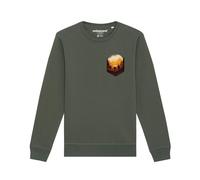 Watapparel Felpa 'Hiking in the mountains' marrone / verde scuro / arancione / bianco Donna Watapparel L marrone / verde scuro / arancione / bianco