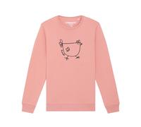 Watapparel Felpa ' Le poulet - das Huhn ' rosa / nero Uomo Watapparel L