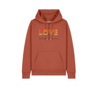 Watapparel Felpa 'Love always wins' colori misti / arancione Uomo Watapparel XXXL colori misti / arancione