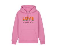 Watapparel Felpa 'Love always wins' colori misti / rosa Uomo Watapparel XXL colori misti / rosa