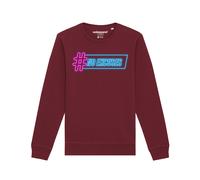 Watapparel Felpa 'No Excuses' blu neon / rosa neon / borgogna Uomo Watapparel 4XL blu neon / rosa neon / borgogna