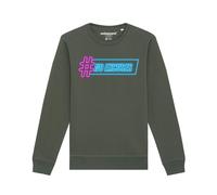 Watapparel Felpa ' No Excuses ' blu neon / verde / rosa neon Uomo Watapparel M blu neon / verde / rosa neon