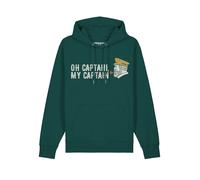 Watapparel Felpa 'Oh Captain My Captain' petrolio / verde pastello Donna Watapparel XL