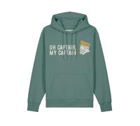 Watapparel Felpa 'Oh Captain My Captain' verde / cachi / bianco Donna Watapparel L