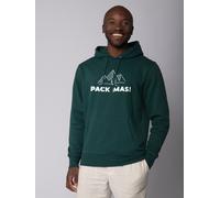 Watapparel Felpa ' Pack mas! ' petrolio / bianco sfumato, Taglia 4XL