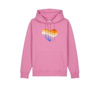 Watapparel Felpa ' Rainbow Heart ' colori misti / rosa Uomo Watapparel XS