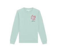 Watapparel Felpa 'Self Love' blu chiaro / rosso / nero Uomo Watapparel XXXL blu chiaro / rosso / nero