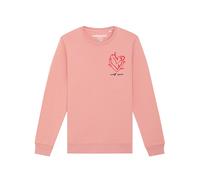 Watapparel Felpa 'Self Love' rosa / rosso / nero Uomo Watapparel L rosa / rosso / nero