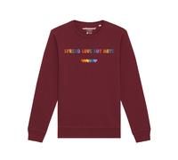 Watapparel Felpa ' Spread Love not Hate ' colori misti / borgogna Uomo Watapparel L