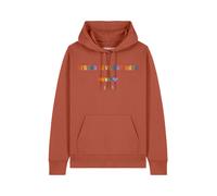 Watapparel Felpa 'Spread Love not Hate' marrone chiaro Uomo Watapparel XXXL marrone chiaro