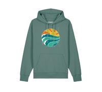 Watapparel Felpa ' Summer Sun ' verde / colori misti Uomo Watapparel L verde / colori misti