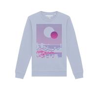 Watapparel Felpa ' Sun and Moon Skyline ' blu chiaro / colori misti Uomo Watapparel XS blu chiaro / colori misti