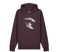 Watapparel Felpa 'Surfing Spaceman' grigio chiaro / rosso scuro / bianco Uomo - Abbigliamento - Taglie comode - Felpe Watapparel XL
