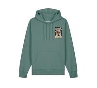 Watapparel Felpa ' Tarot The Emperor ' verde / colori misti Uomo Watapparel XXXL verde / colori misti