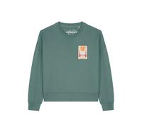 Watapparel Felpa 'Tarot The Reader ' verde / colori misti Donna - Abbigliamento - Taglie comode - Felpe Watapparel L