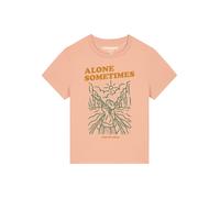Watapparel Maglietta 'Alone Sometimes But Its Okay' giallo oro / smeraldo / albicocca Donna - Abbigliamento - Taglie comode - Maglie e top - Maglie e T-shirt Watapparel XXL