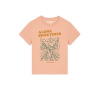 Watapparel Maglietta 'Alone Sometimes But Its Okay' giallo oro / smeraldo / albicocca Donna Watapparel L