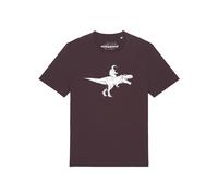Watapparel Maglietta 'Astronaut On T-Rex' rosso scuro / nero / bianco Donna - Abbigliamento - Taglie comode - Maglie e top - Maglie e T-shirt Watapparel XXL