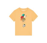 Watapparel Maglietta 'Balloon Spaceman' marrone / giallo chiaro / rosso / bianco Donna Watapparel L marrone / giallo chiaro / rosso / bianco