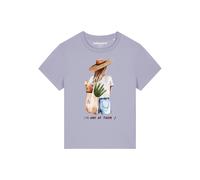 Watapparel Maglietta blu chiaro / marrone chiaro / verde / lavanda / bianco Donna - Abbigliamento - Maglie e top - Maglie - T-shirt Watapparel XS