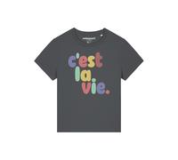 Watapparel Maglietta ' c'est la vie ' antracite / colori misti Donna Watapparel M antracite / colori misti