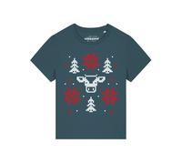 Watapparel Maglietta 'Christmas With Love' petrolio / rosso / bianco Donna - Abbigliamento - Taglie comode - Maglie e top - Maglie e T-shirt Watapparel XXL