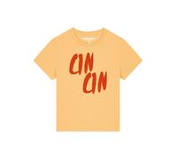Watapparel Maglietta 'Cin Cin' giallo chiaro / rosso ruggine Donna Watapparel XXL giallo chiaro / rosso ruggine