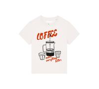 Watapparel Maglietta ' Coffee makes everything better ' aragosta / nero / bianco Donna Watapparel XL aragosta / nero / bianco