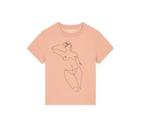 Watapparel Maglietta ' Eine Frau ' albicocca / nero Donna Watapparel XS albicocca / nero