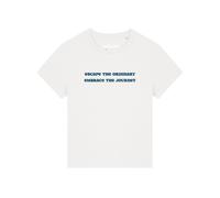 Watapparel Maglietta 'Escape The Ordinary' blu ciano / bianco Donna - Abbigliamento - Taglie comode - Maglie e top - Maglie e T-shirt Watapparel XXL
