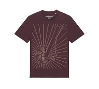 Watapparel Maglietta ' Fahrradspeichen ' beige / rosso scuro Uomo Watapparel XS beige / rosso scuro