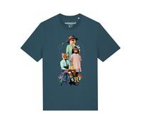 Watapparel Maglietta 'Fancy Fox' petrolio / colori misti Uomo Watapparel M