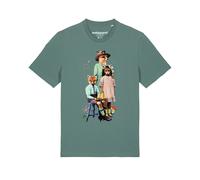 Watapparel Maglietta ' Fancy Fox ' verde / colori misti Uomo - Abbigliamento - Taglie comode - Maglie e T-shirt Watapparel L