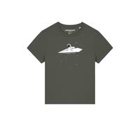 Watapparel Maglietta ' Fly me to the moon ' cachi / colori misti Donna Watapparel XS cachi / colori misti