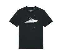 Watapparel Maglietta 'Fly me to the moon' colori misti / nero Uomo - Abbigliamento - Taglie comode - Maglie e T-shirt Watapparel XL