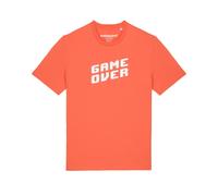 Watapparel Maglietta 'Game Over' arancione / bianco Uomo Watapparel XS arancione / bianco