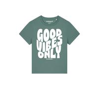 Watapparel Maglietta 'Good vibes only' verde / bianco Donna Watapparel XL