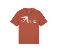 Watapparel Maglietta 'Is It A Bird' marrone chiaro / bianco Uomo Watapparel M