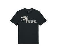 Watapparel Maglietta 'Is It A Bird' pietra / nero Uomo - Abbigliamento - Taglie comode - Maglie e T-shirt Watapparel 5XL