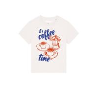 Watapparel Maglietta 'Its Coffee Time' blu / aragosta / bianco Donna Watapparel XS
