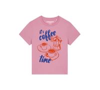 Watapparel Maglietta 'Its Coffee Time' navy / rosa / rosso Donna Watapparel S