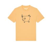 Watapparel Maglietta 'Le poulet - das Huhn' giallo chiaro / nero Uomo - Abbigliamento - Taglie comode - Maglie e T-shirt Watapparel L