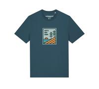Watapparel Maglietta 'Let's Get Lost' blu / arancione / nero Uomo Watapparel L blu / arancione / nero