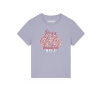 Watapparel Maglietta 'Life Is A Beautiful Ride' sambuco / rosso arancione / bianco Donna - Abbigliamento - Taglie comode - Maglie e top - Maglie e T-shirt Watapparel XL