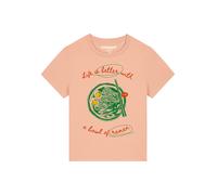 Watapparel Maglietta 'Life Is Better With Ramen' giallo scuro / verde / albicocca / aragosta Donna Watapparel L giallo scuro / verde / albicocca / aragosta